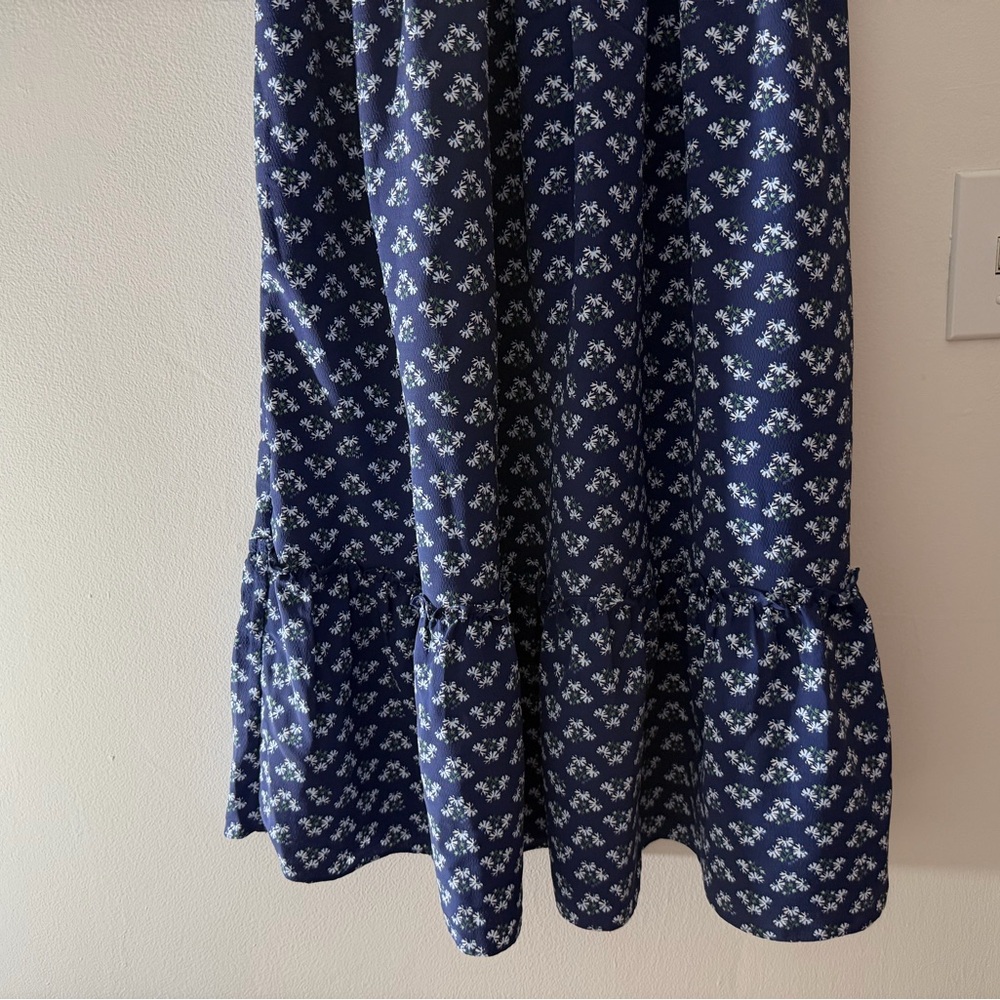 Hill House Home the Louisa Nap Dress in Navy Blue Posey Ditzy Floral Size Small - Picture 16 of 16